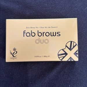 NIB - Fab Brows Duo Slate / Charcoal Eyebrow Stencil Kit
